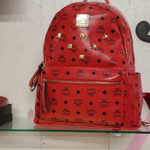 Red and Pink Backpack - Picture 1 of 2